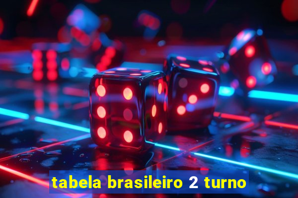 tabela brasileiro 2 turno